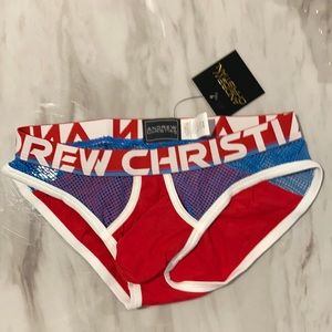 Andrew Christian mesh  briefs